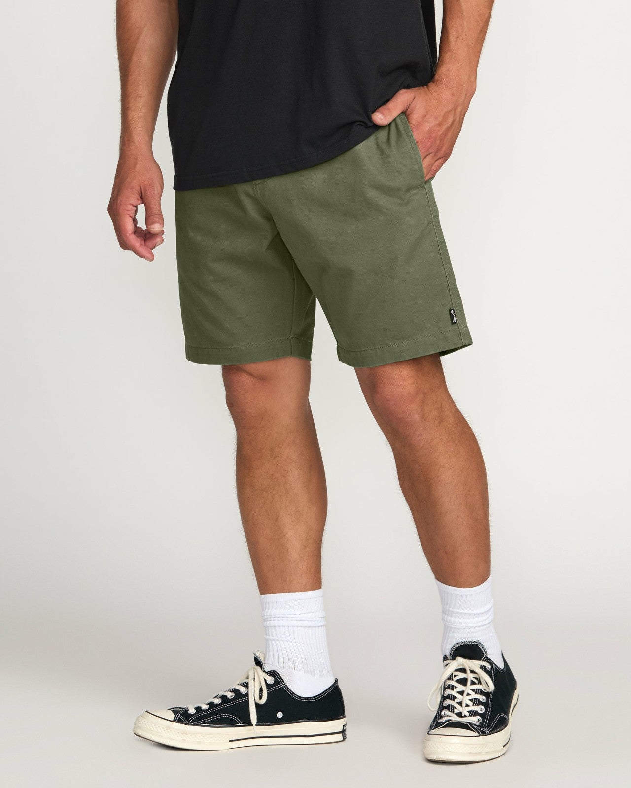 Larry Laybacks 19" Twill Shorts - Olive