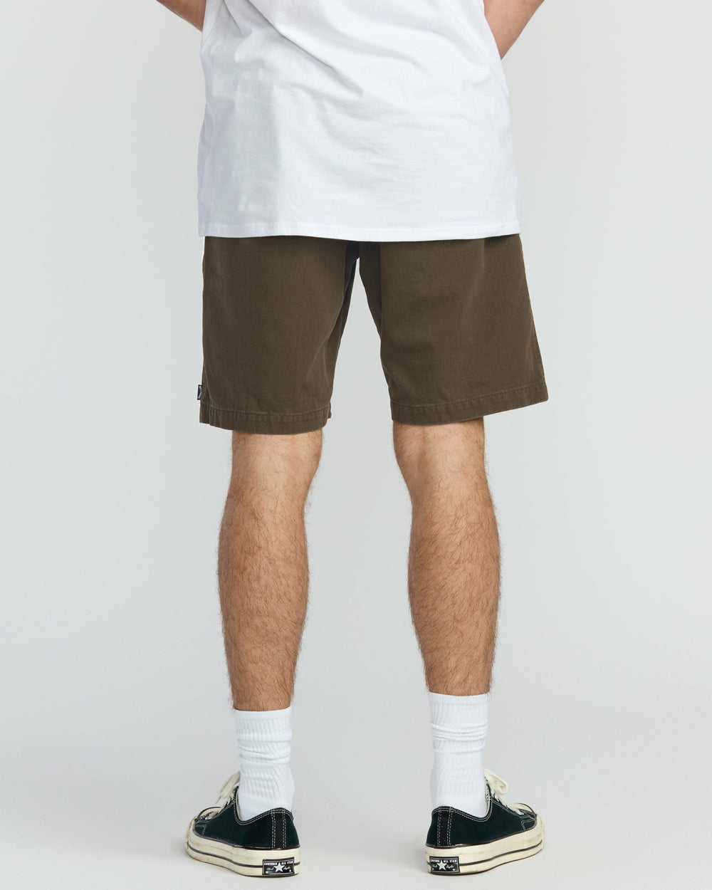 Larry Laybacks 19" Twill Shorts - Rustic Brown