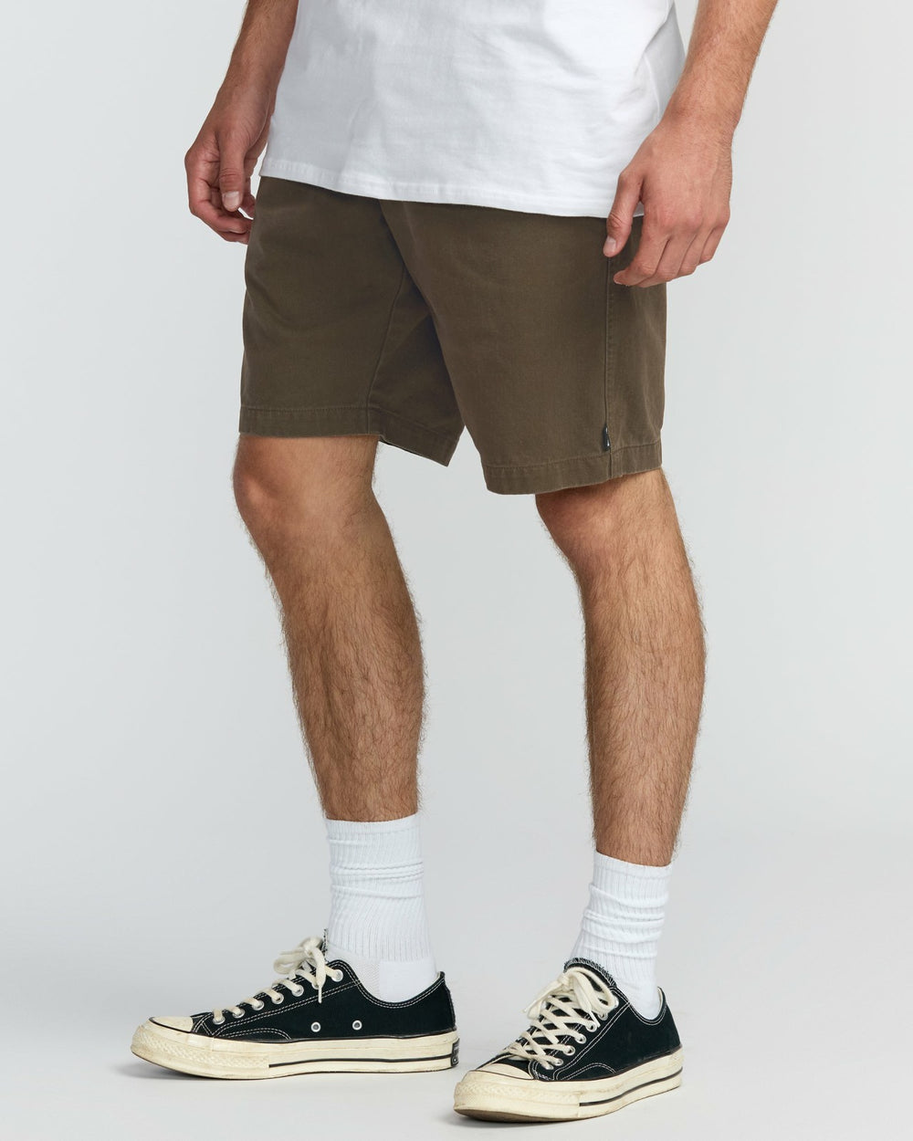 Larry Laybacks 19" Twill Shorts - Rustic Brown