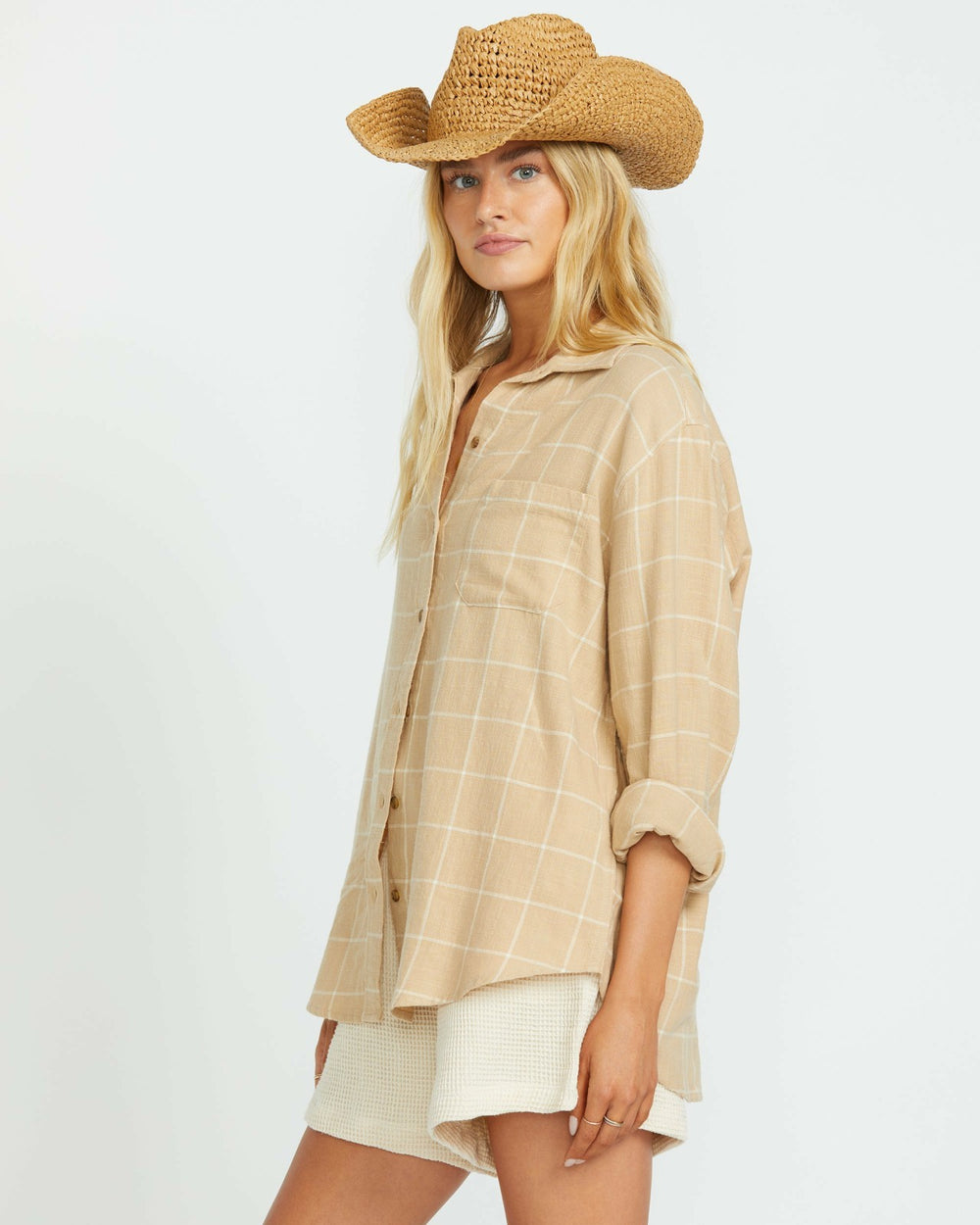 Layer Up Long Sleeve Shirt - Khaki