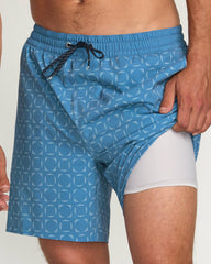 Lineup Laybacks 16" Trunks - Cloud Blue