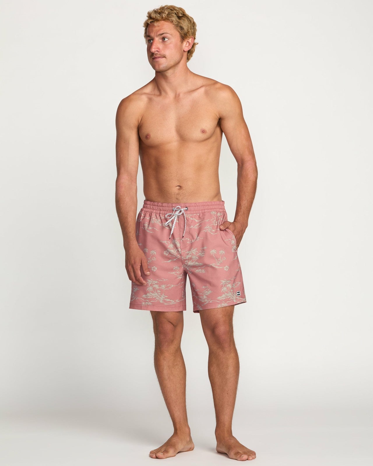 Lineup Laybacks 16" Trunks - Dusty Rose