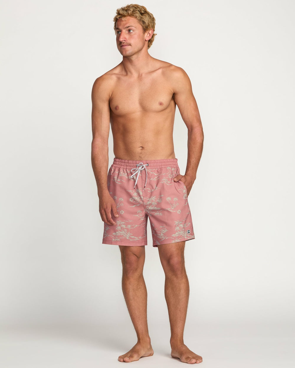 Lineup Laybacks 16" Trunks - Dusty Rose