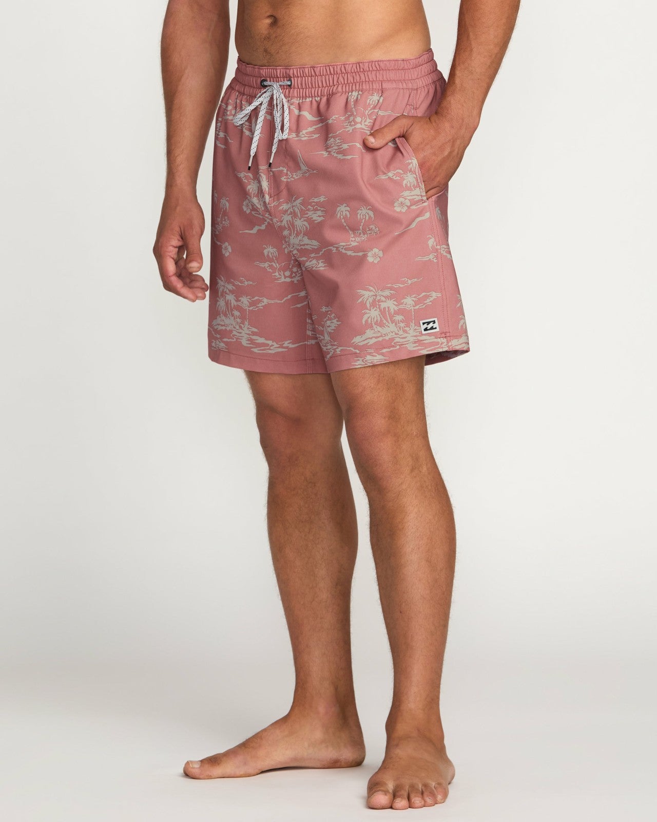 Lineup Laybacks 16" Trunks - Dusty Rose