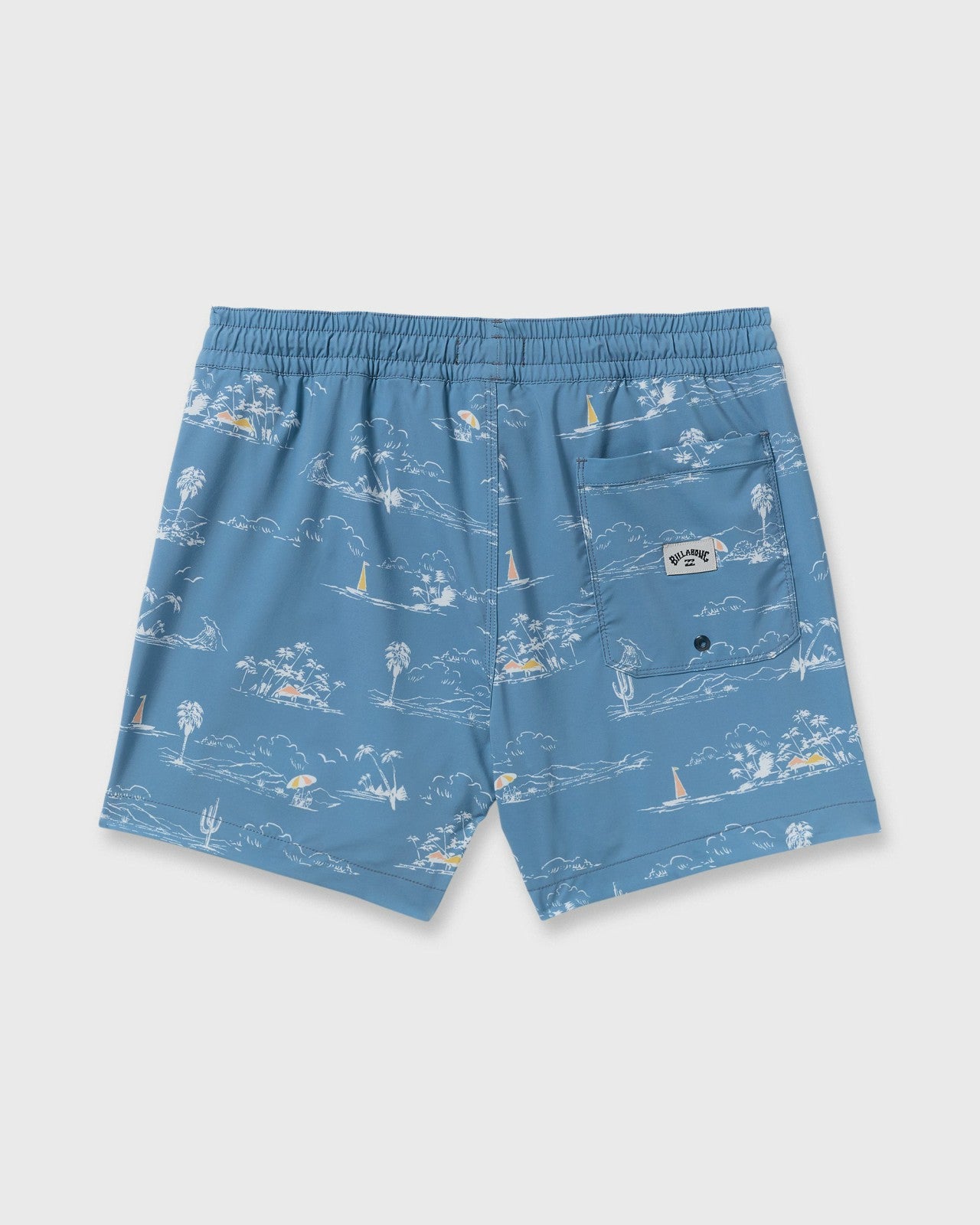 Lineup Laybacks 16" Trunks - Steel Blue