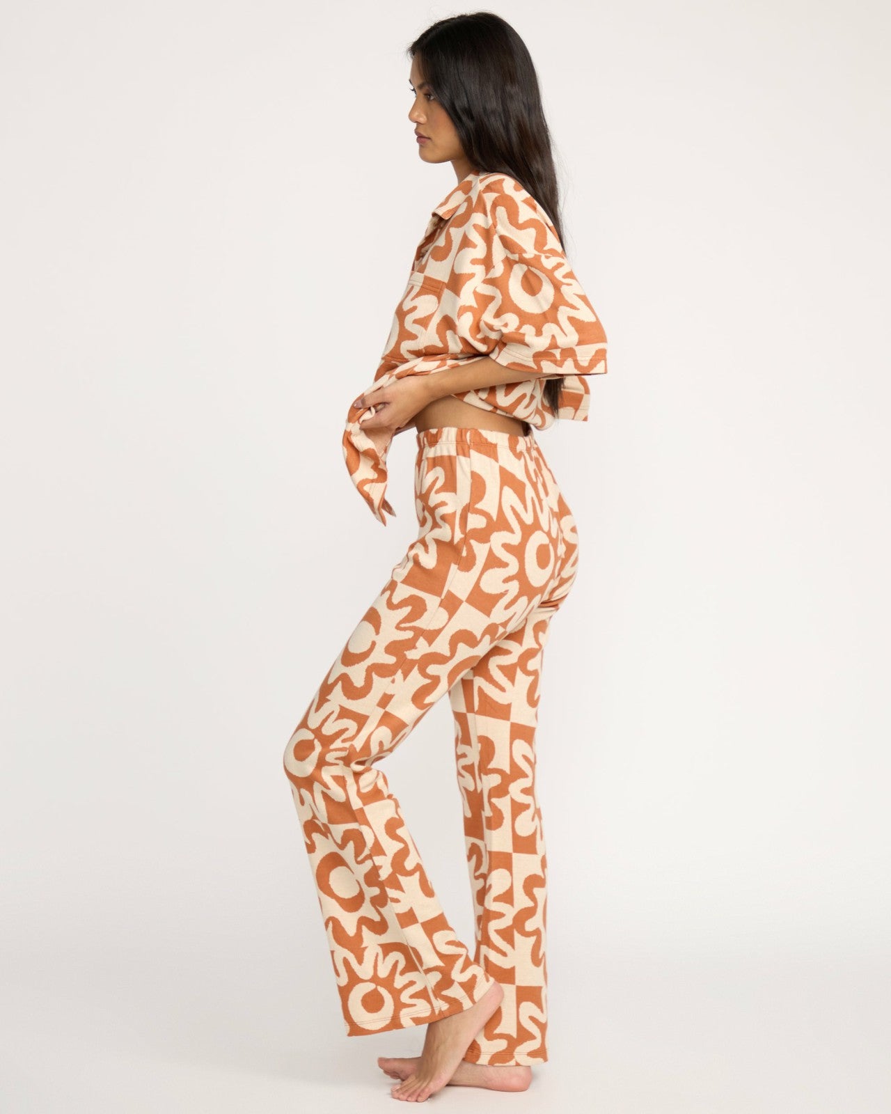 Lost Waves Knit Pants - Sunburnt
