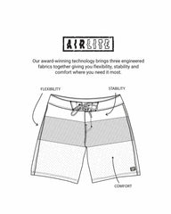 Lowers Airlite 18" Boardshorts - Cloud Blue