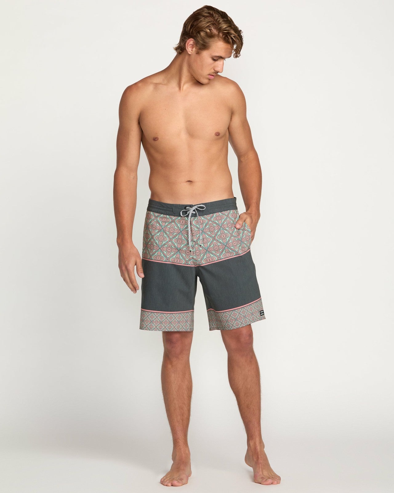 Lowers Lo Tide 19" Boardshorts - Mist Green