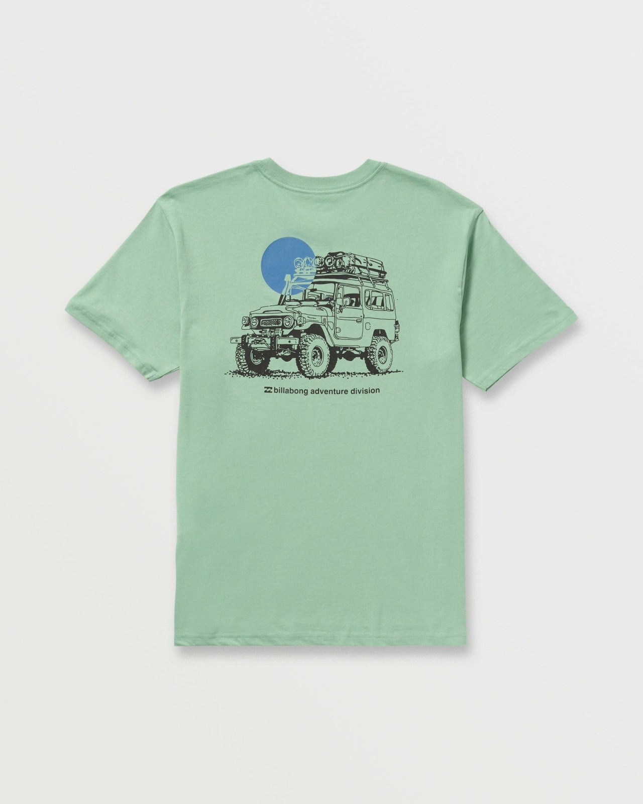 Making Tracks A/Div Tee - Mist Green