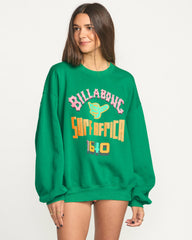 Billabong x Mami Wata Kendal Crewneck Sweatshirt - Emerald Green