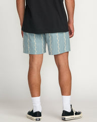 Mario Jacquard Shorts - Cosmic Blue