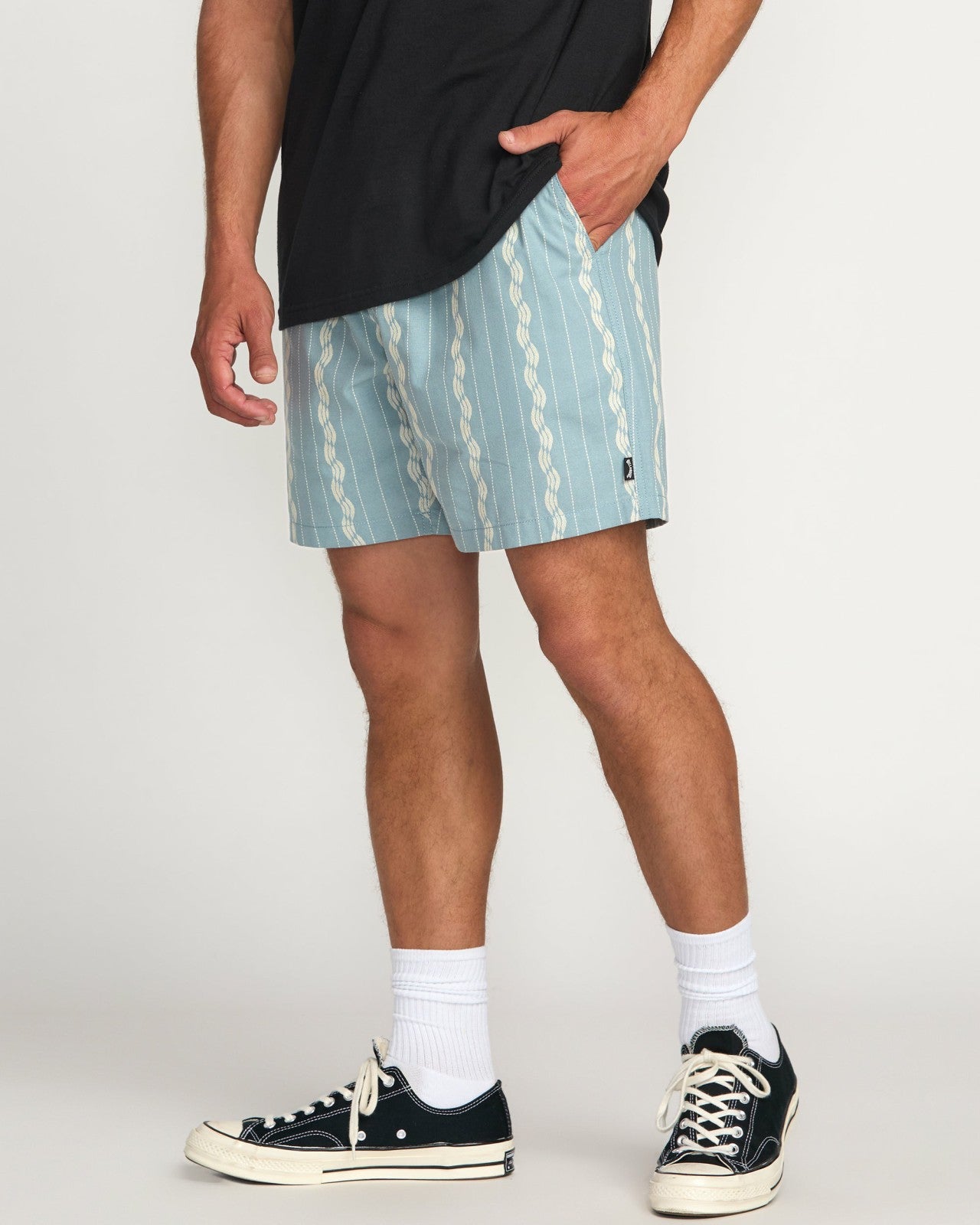 Mario Jacquard Shorts - Cosmic Blue