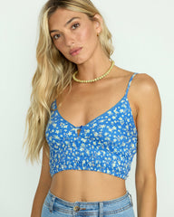 May Knit Tank - True Blue
