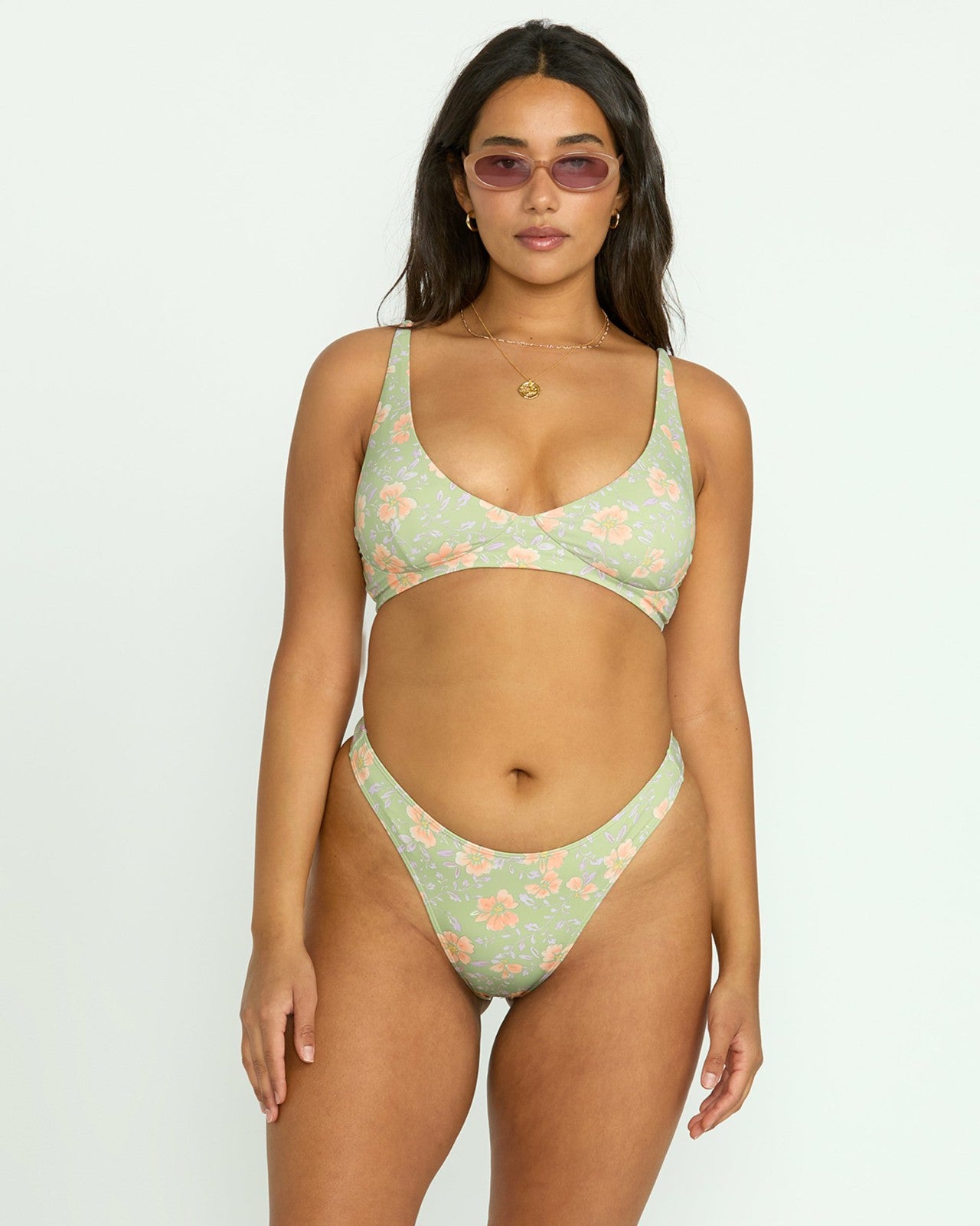 More To Sea Skimpy Hike Bikini Bottom - Pistachio