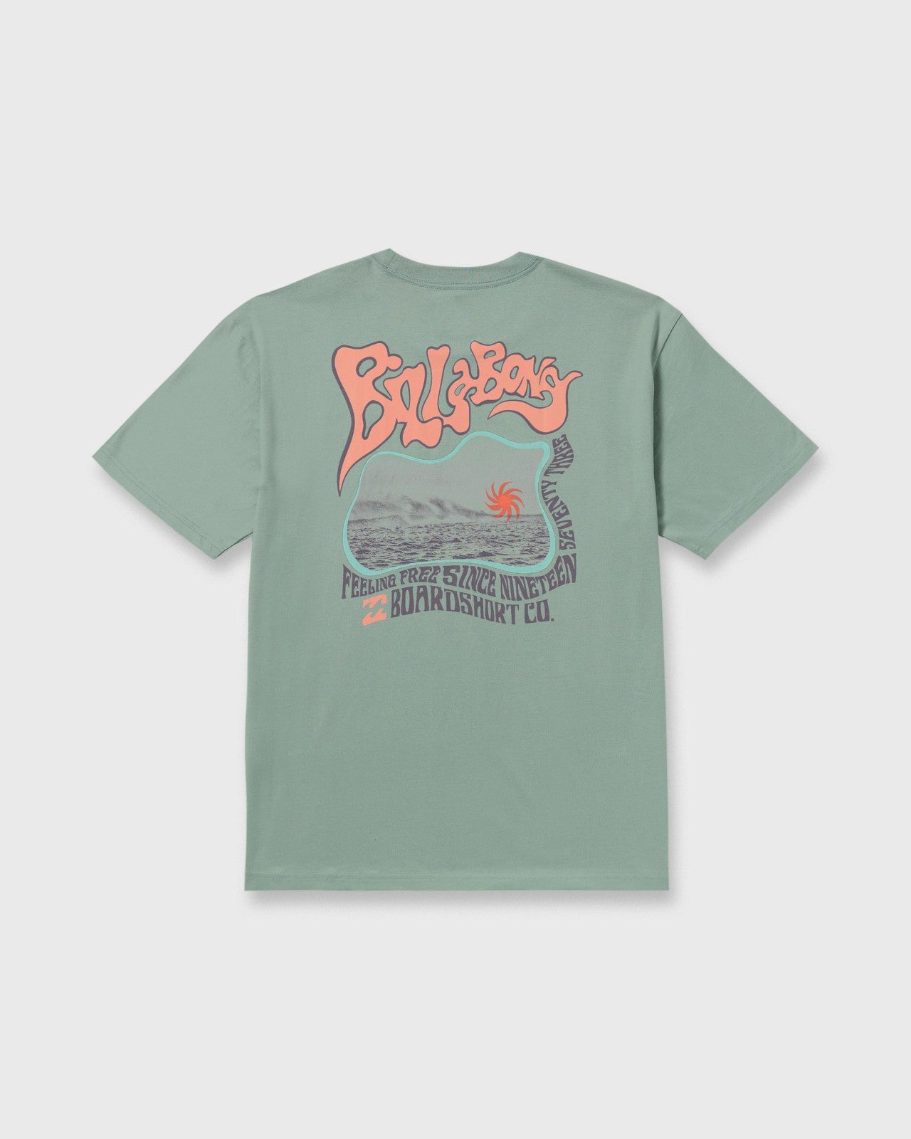 Morning Haze Regular Short Sleeve T-Shirt - Mineral Blue