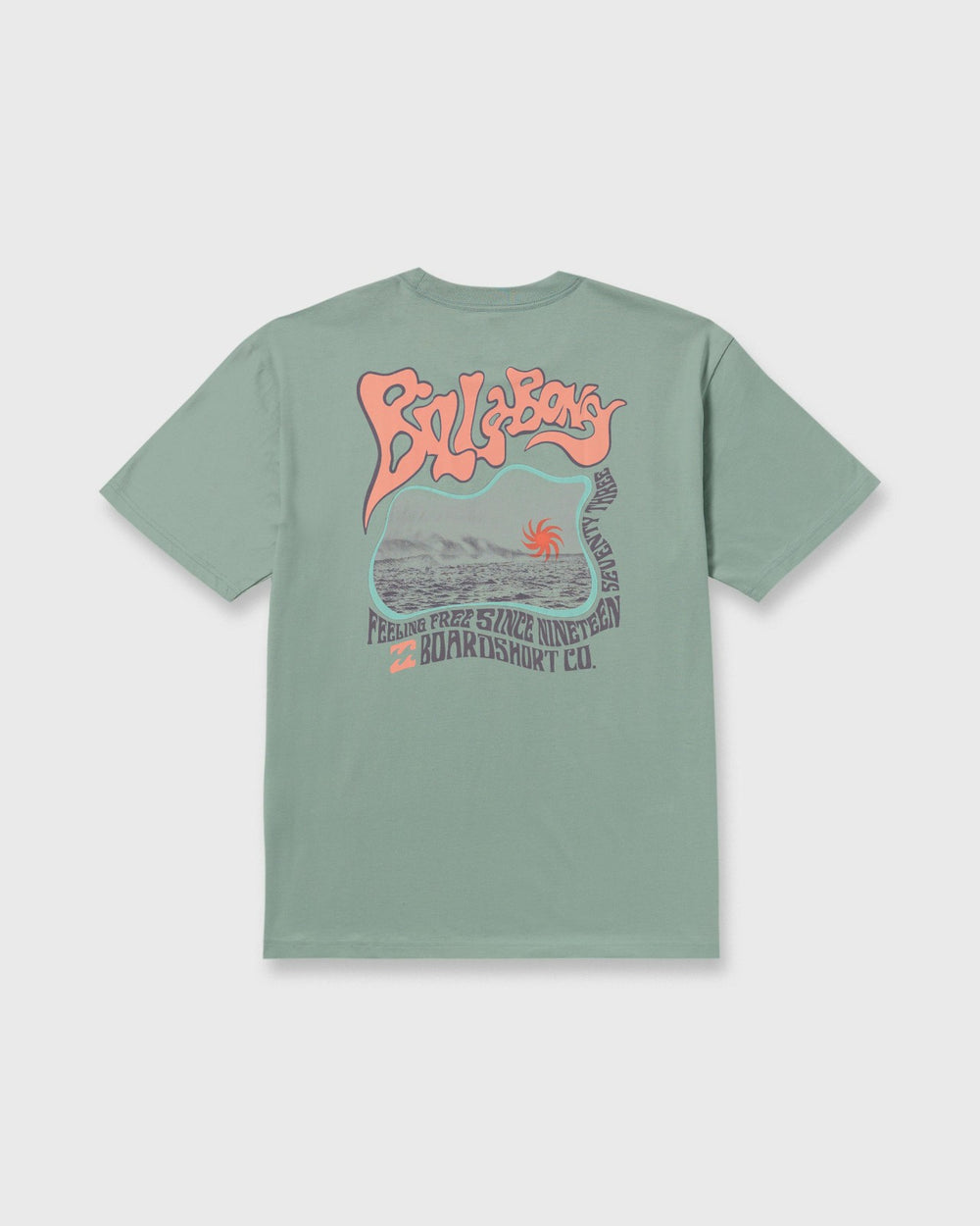 Morning Haze Regular Short Sleeve T-Shirt - Mineral Blue