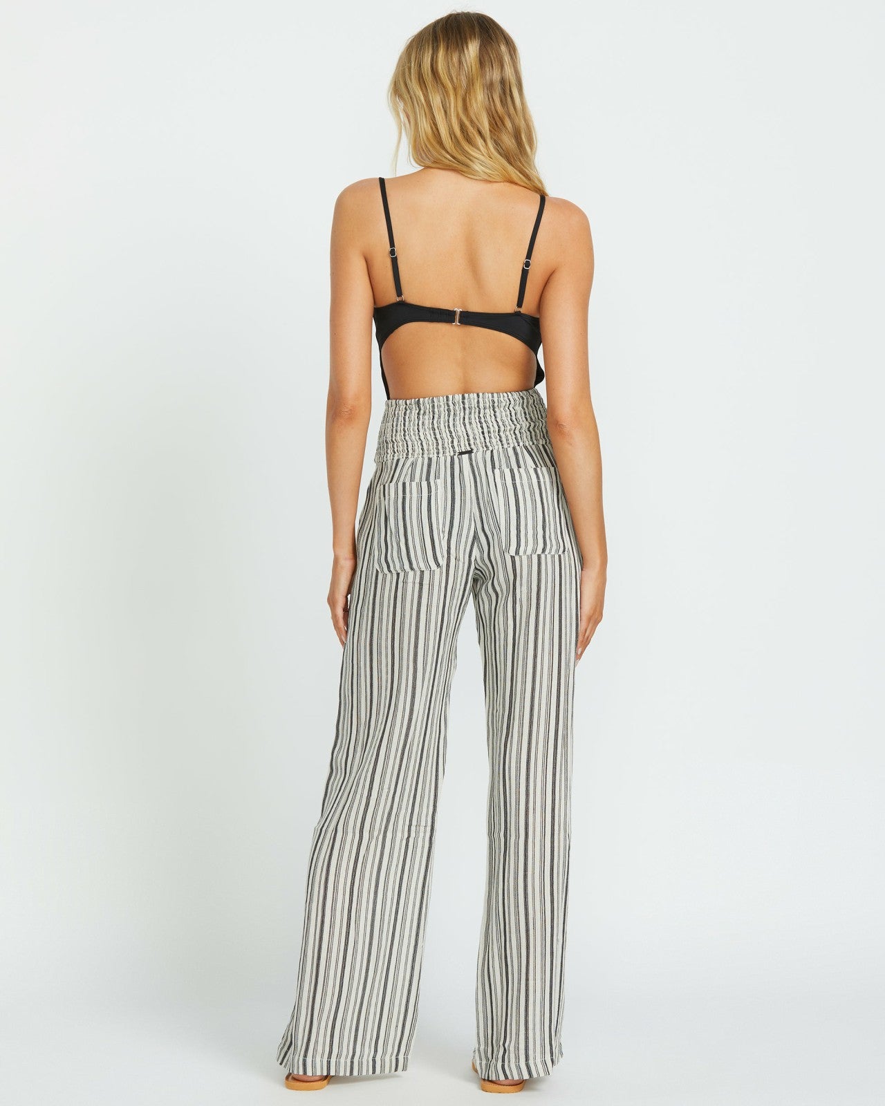New Waves 2 Elastic Waist Pants - Black Pebble