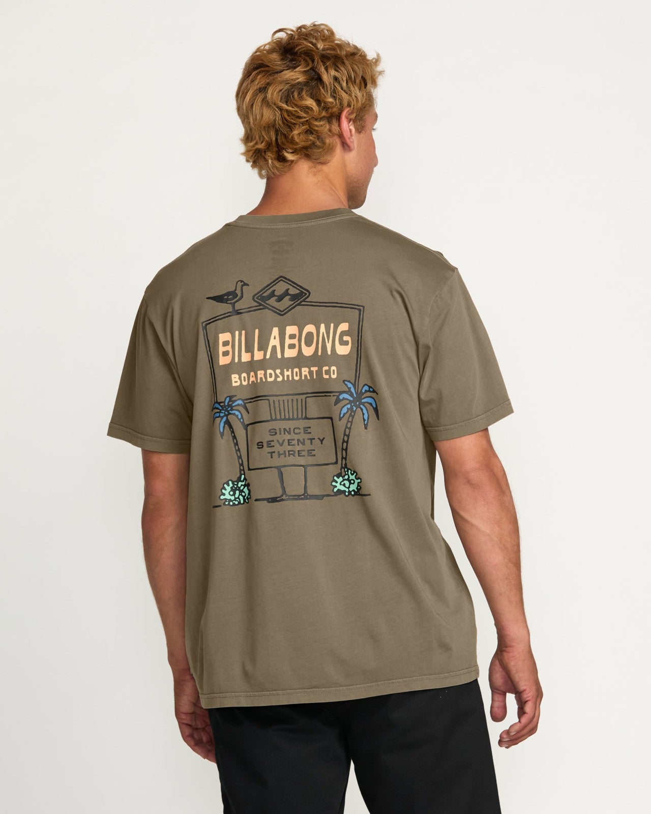 No Vacancy Premium Wave Wash Tee - Brown