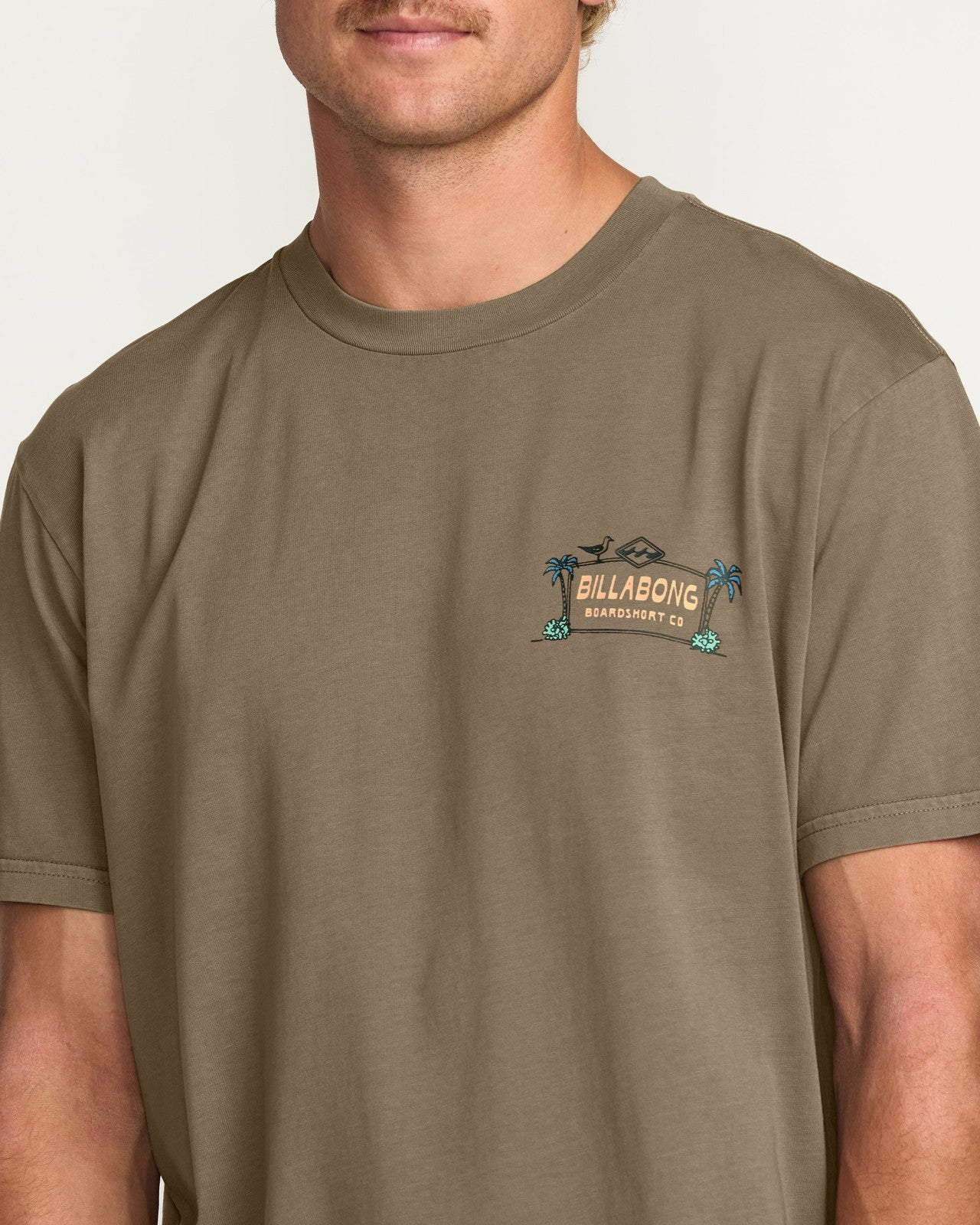 No Vacancy Premium Wave Wash Tee - Brown