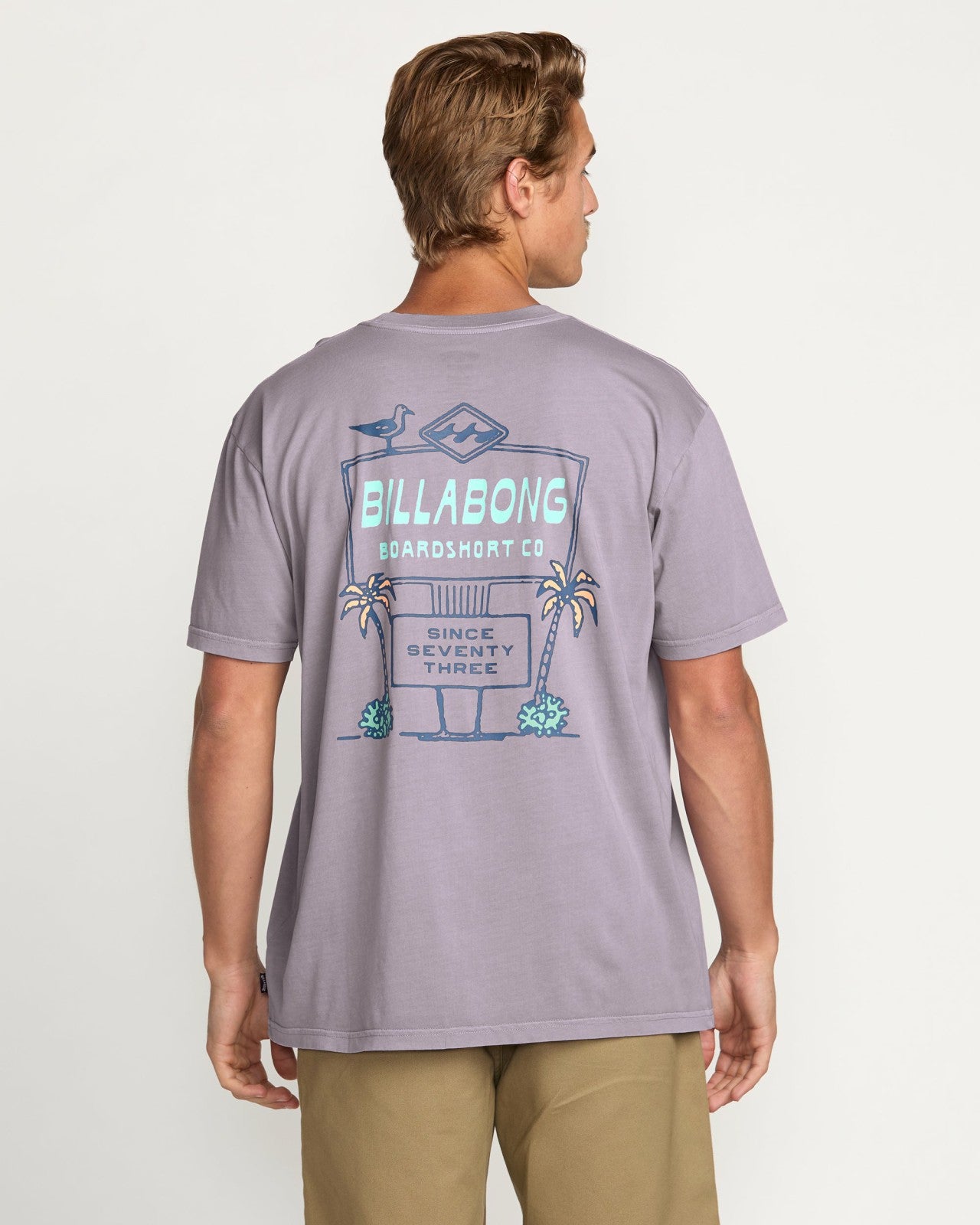 No Vacancy Premium Wave Wash Tee - Light Purple