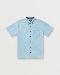 Occy Short Sleeve Shirt - Cloud Blue