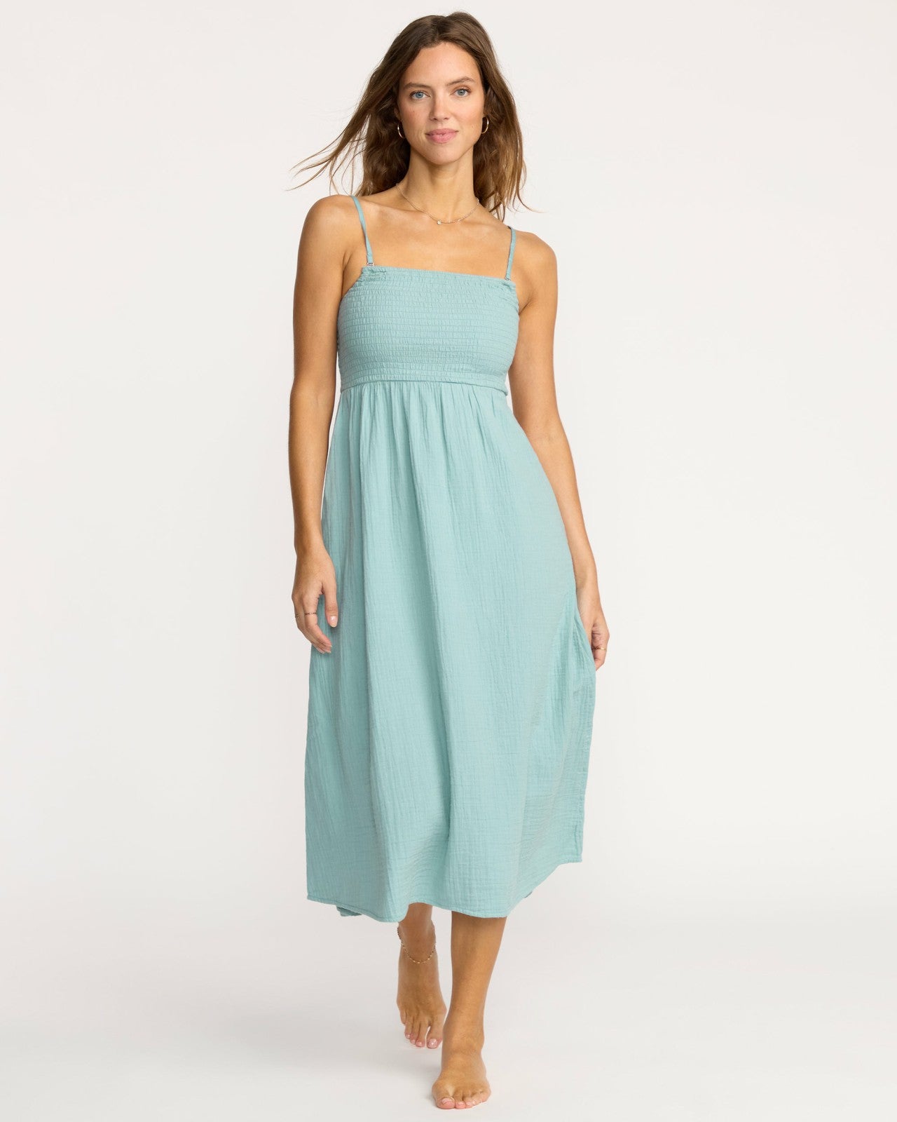 Off The Coast Dress - Blue Fog