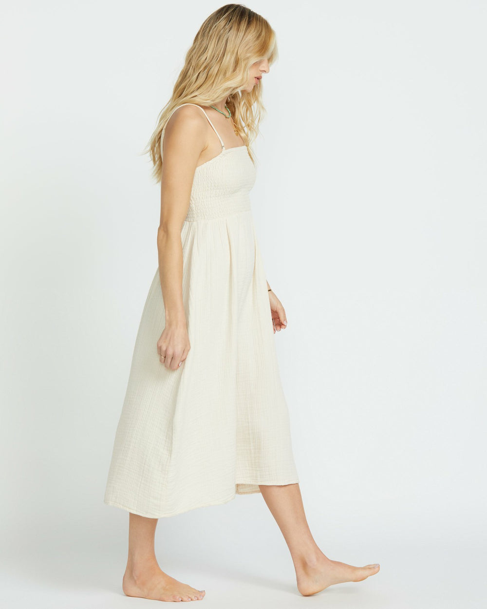 Off The Coast Dress - Whitecap