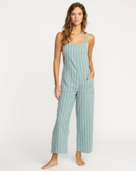 Pacific Time Jumpsuit - Blue Fog