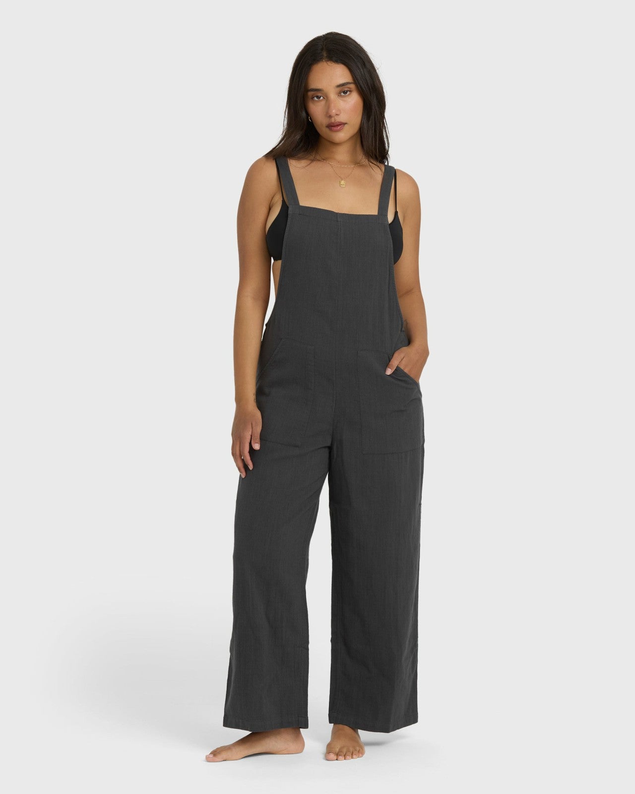 Pacific Time Jumpsuit - Black Sands