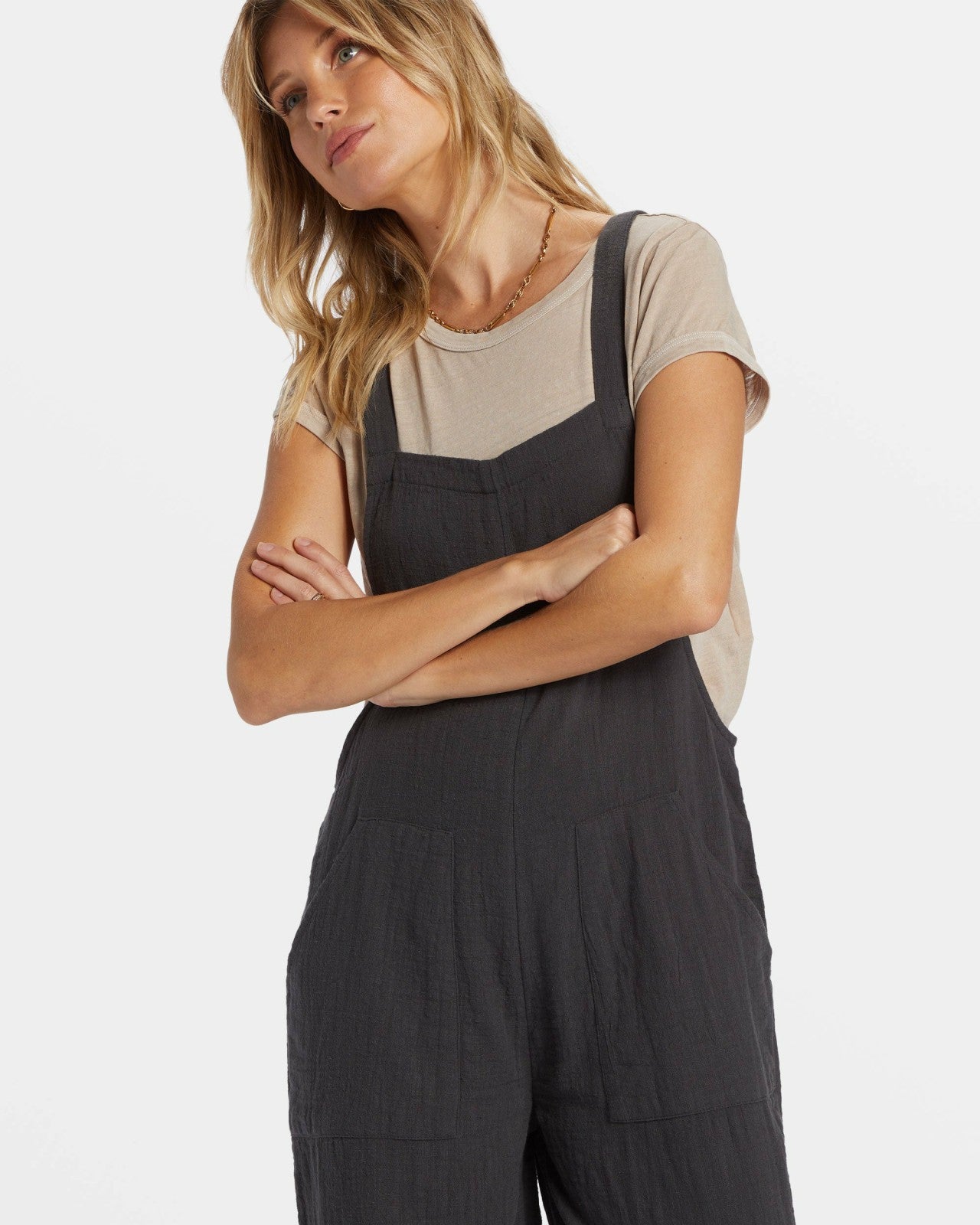Pacific Time Jumpsuit - Black Sands