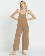 Pacific Time Jumpsuit - Khaki