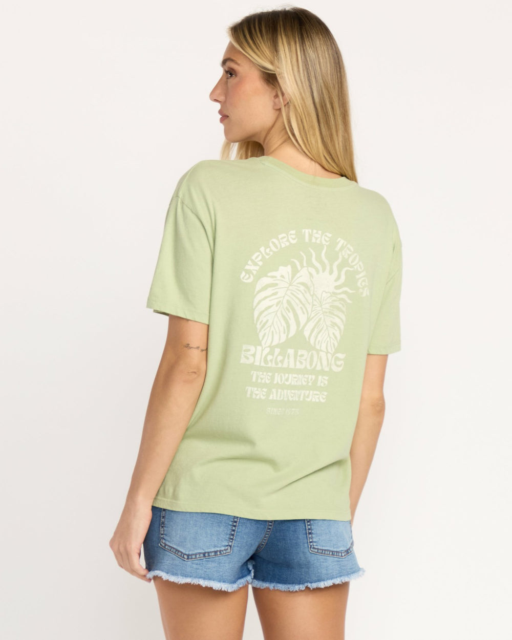 Paradise Calling Tee - Pistachio