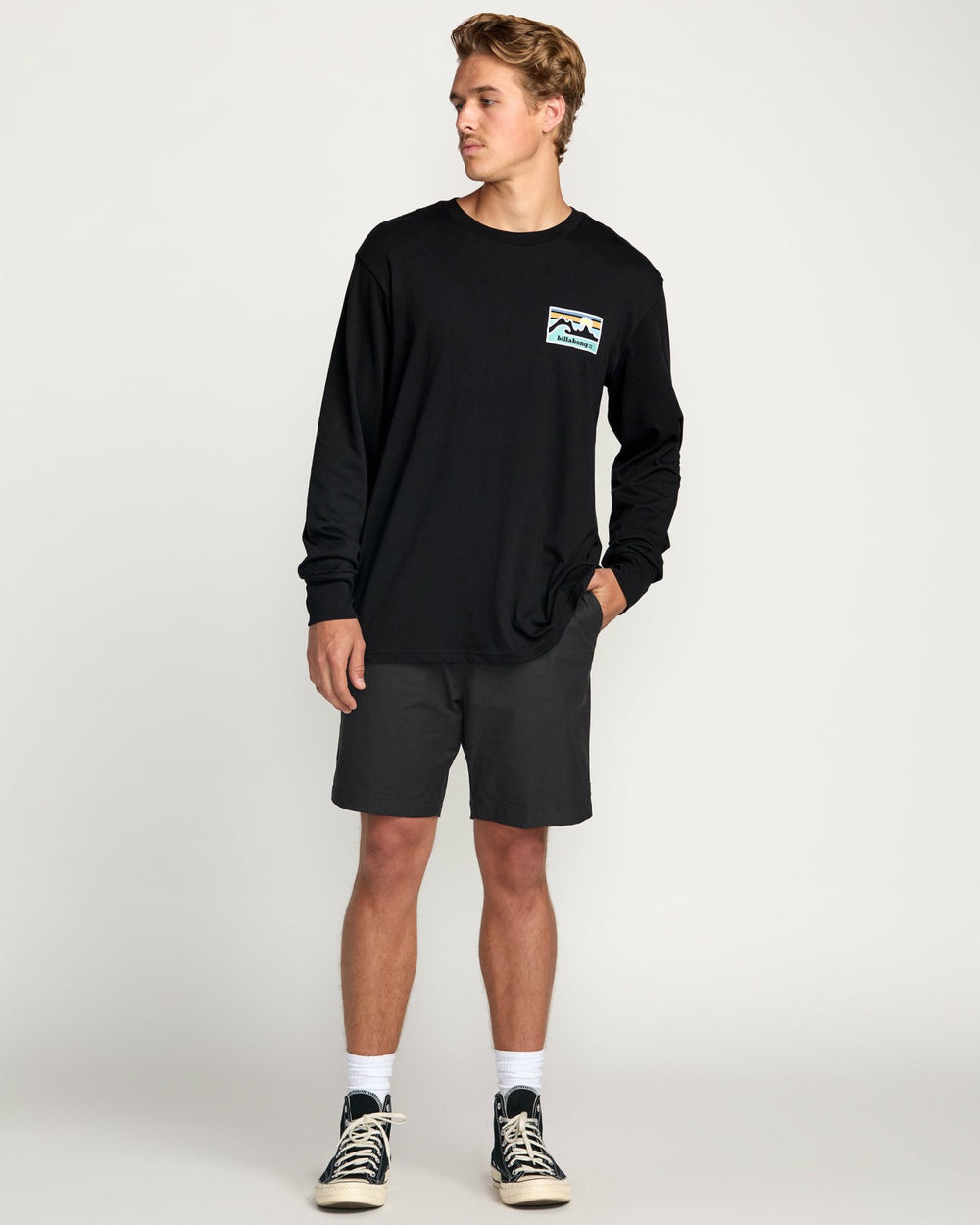 Range A/Div Long Sleeve Tee - Black