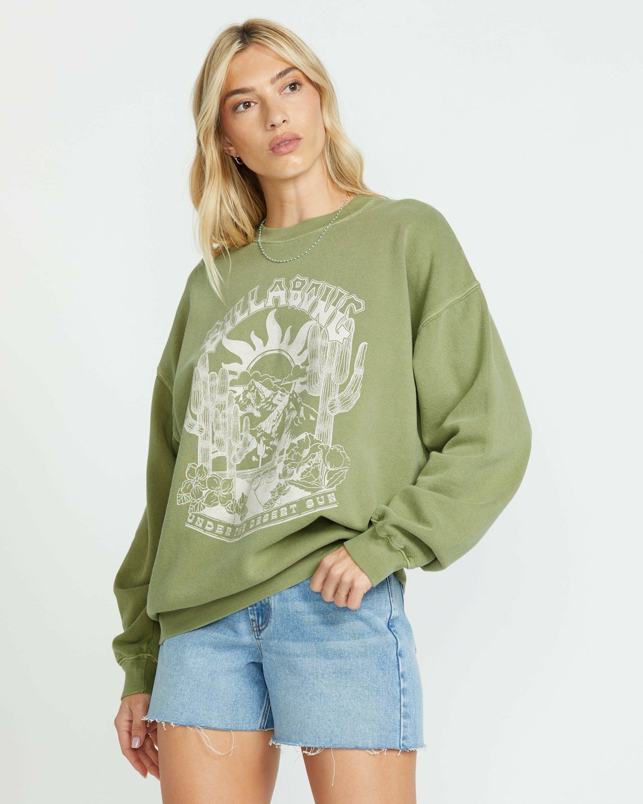 Ride In Crew Sweatshirt - Avocado