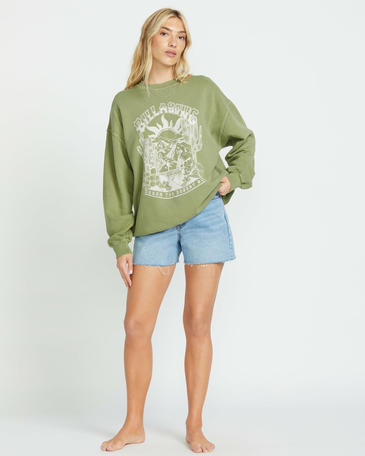 Ride In Crew Sweatshirt - Avocado