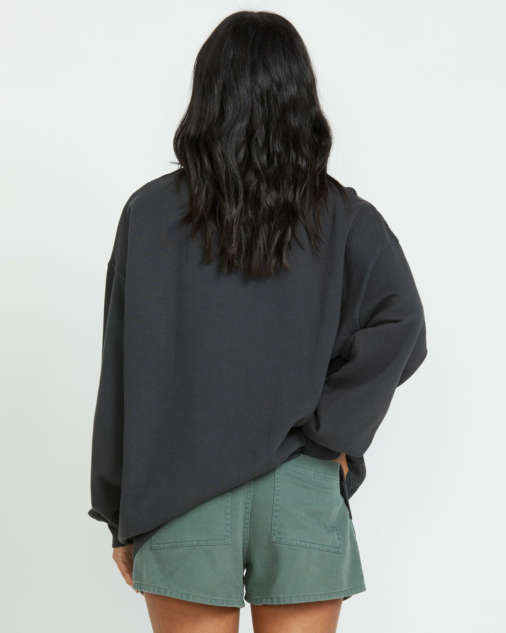 Ride In Crew Sweatshirt - Black Sands