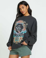 Ride In Crew Sweatshirt - Black Sands