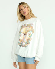 Ride In Crew Sweatshirt - Salt Crystal
