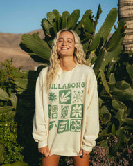 Ride In Crew Sweatshirt - Whitecap