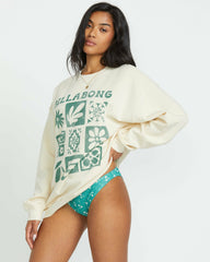 Ride In Crew Sweatshirt - Whitecap