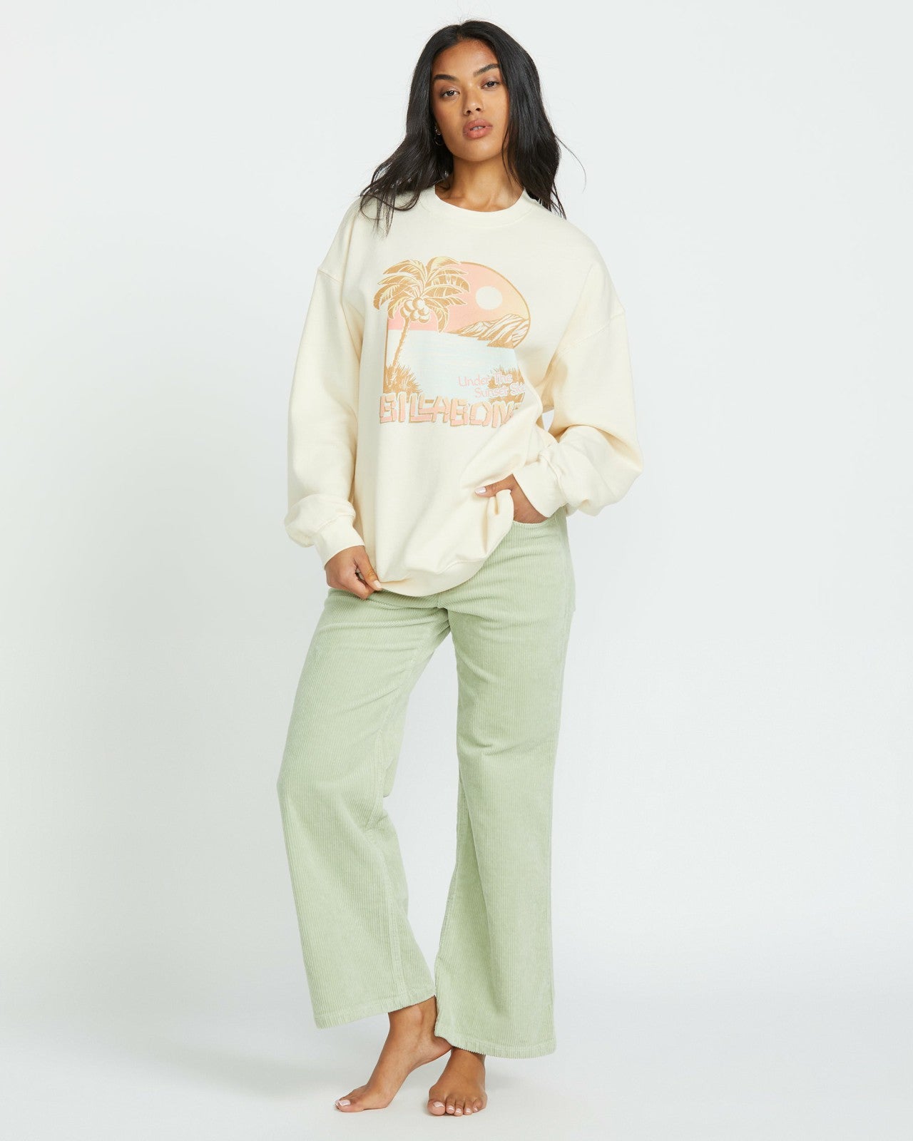 Ride In Crew Sweatshirt - Whitecap1