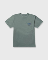 Roll Premium Wave Wash Short Sleeve Tee - Dark Slate