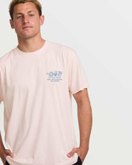Roll Premium Wave Wash Tee - Light Pink