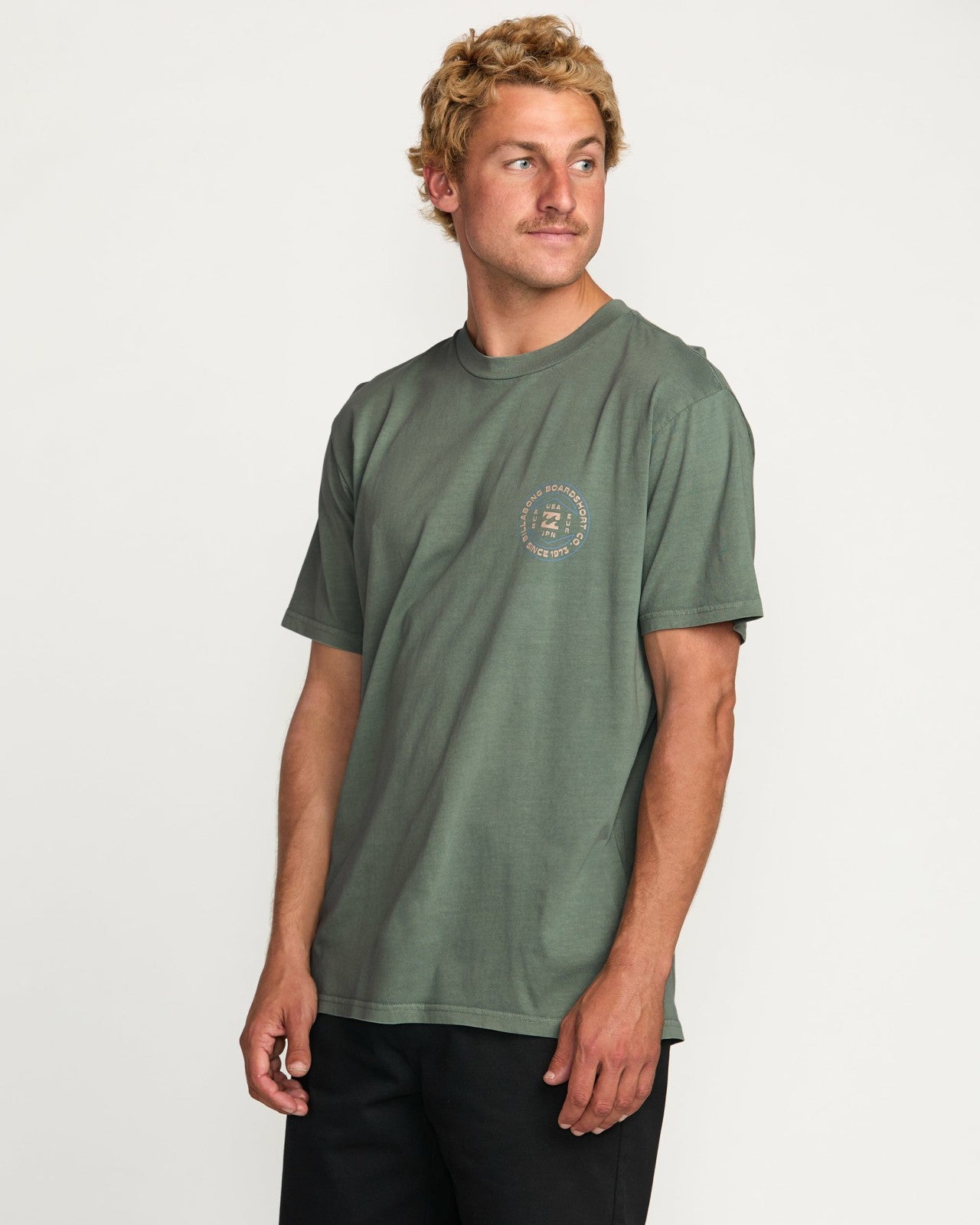Rotation Premium Wave Wash Tee - Pine