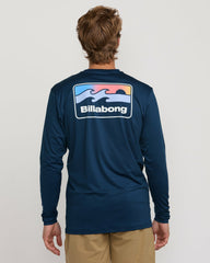 Runner Loose Fit Long Sleeve Surf Tee - Midnight