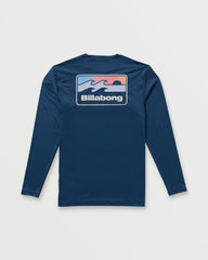 Runner Loose Fit Long Sleeve Surf Tee - Midnight