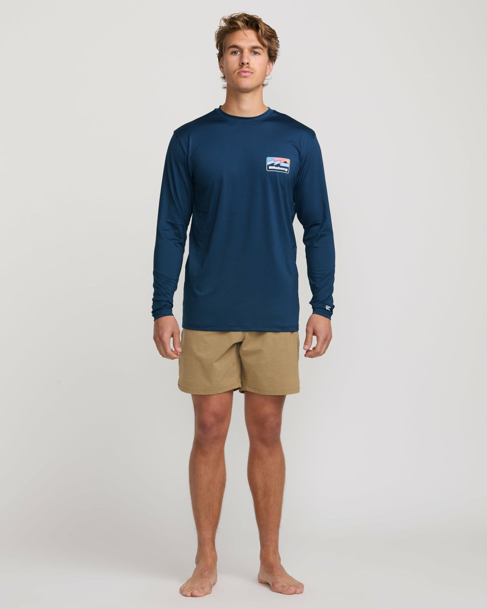 Runner Loose Fit Long Sleeve Surf Tee - Midnight