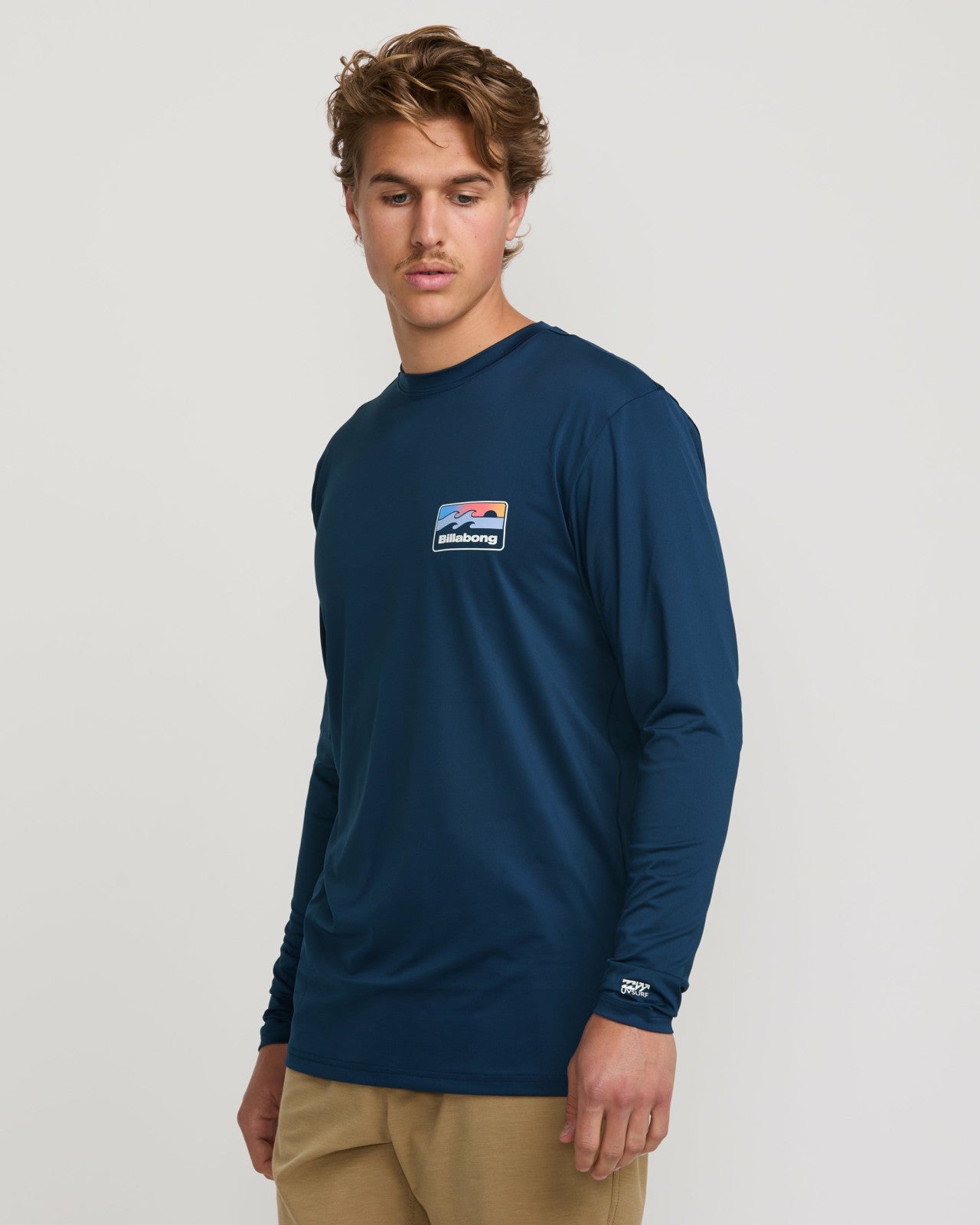 Runner Loose Fit Long Sleeve Surf Tee - Midnight