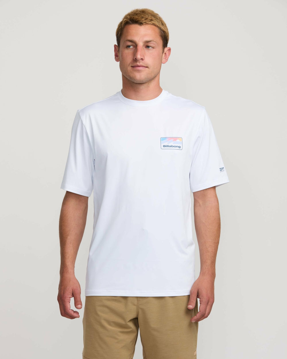 Runner Loose Fit Short Sleeve Surf Tee - White