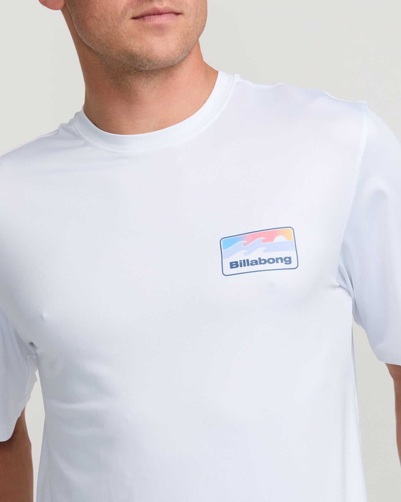 Runner Loose Fit Short Sleeve Surf Tee - White